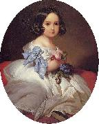 Franz Xaver Winterhalter Princess Charlotte of Belgium oil on canvas